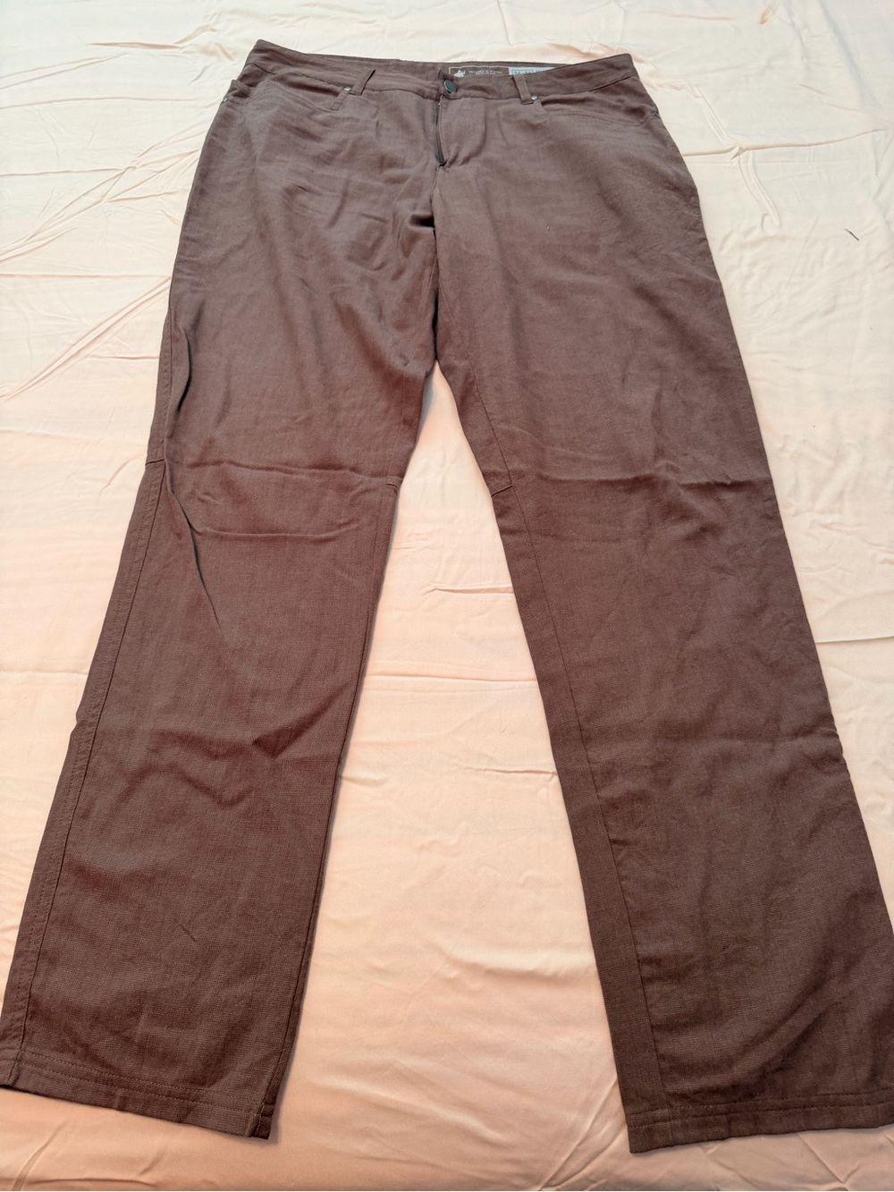 Woolly Longhaul Merino Wool Travel Pants Men’s 36x32 Brown